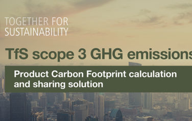 TfS develops global scope 3 GHG emissions PCF calculation and sharing solution