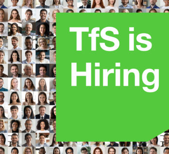 TfS is looking for a Capability Building and Training Manager