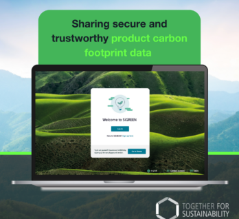 Sharing secure and trustworthy product carbon footprint data