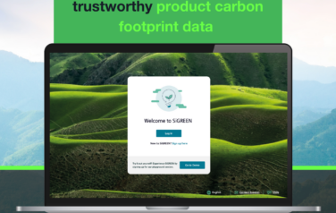 Sharing secure and trustworthy product carbon footprint data