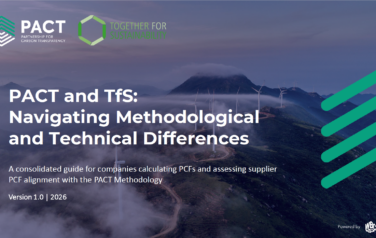 Why navigating PACT–TfS PCF differences just became more practical for the chemical sector